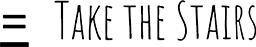 Take the Stairs Logo