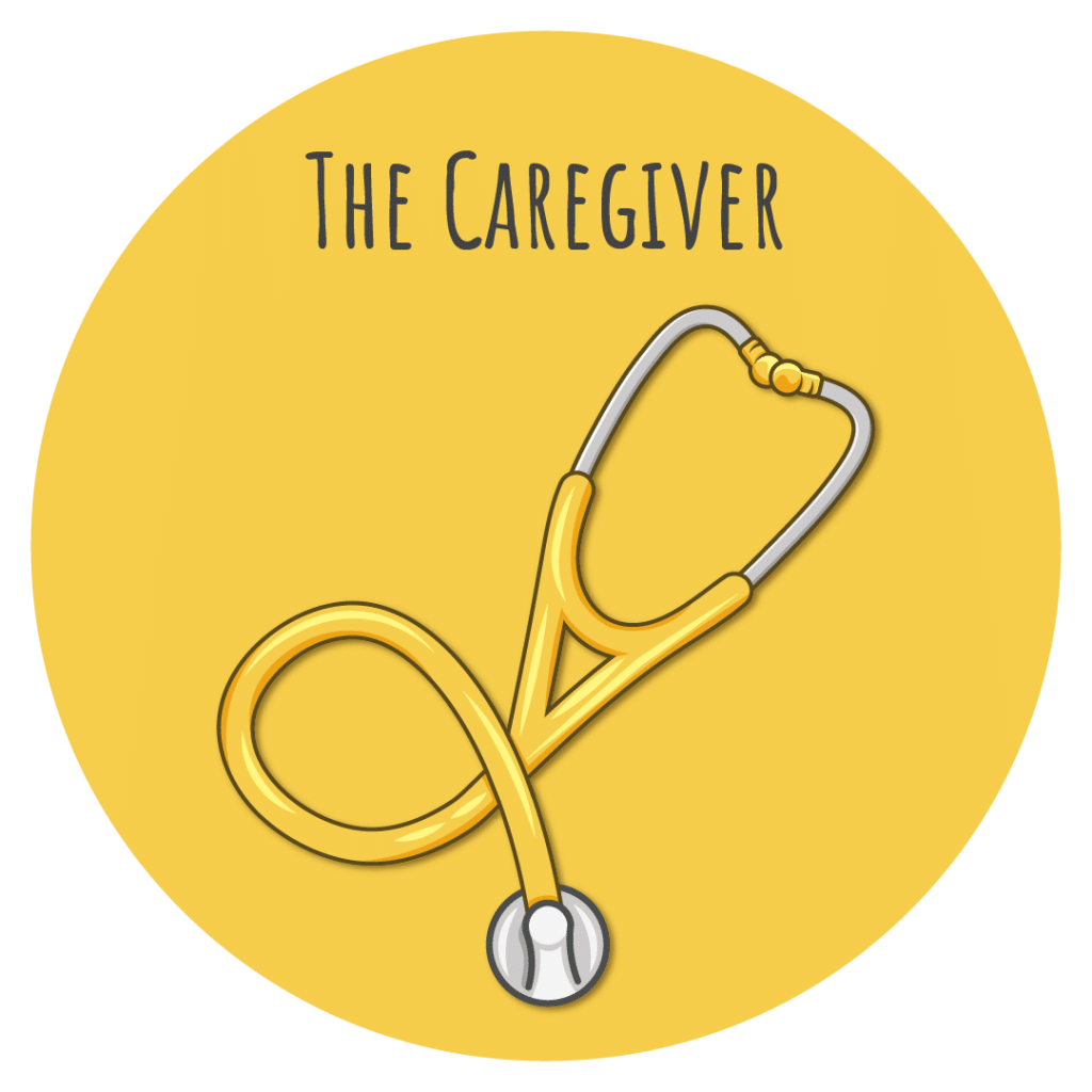 The caregiver brand archetype icon